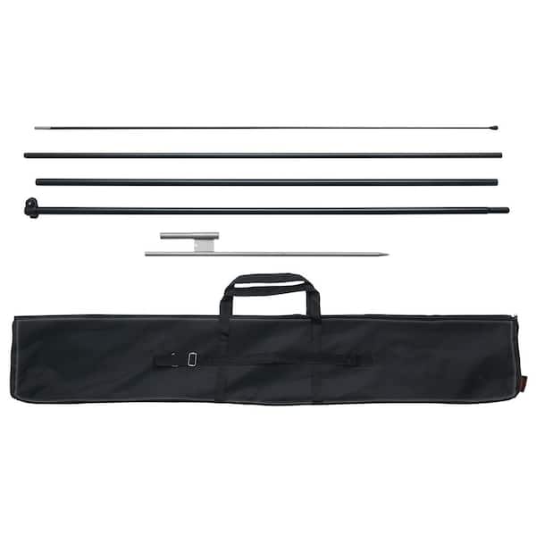VEVOR Feather Flag Pole Kit, Swooper Flag Pole Set 16.3 ft., Sign Flag Poles for Business Advertising Flags Outdoor Flagpole