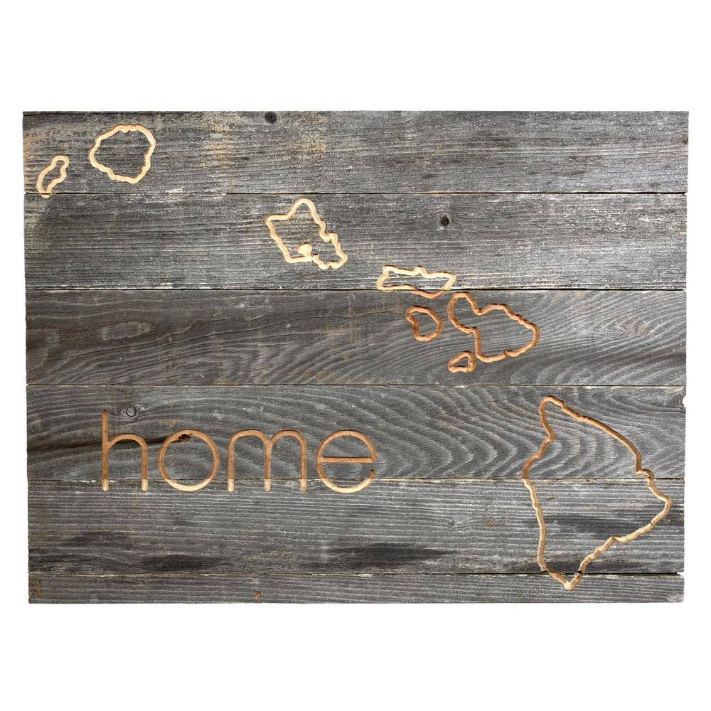 BarnwoodUSA Large Rustic Farmhouse Hawaii Home State Reclaimed Wood ...