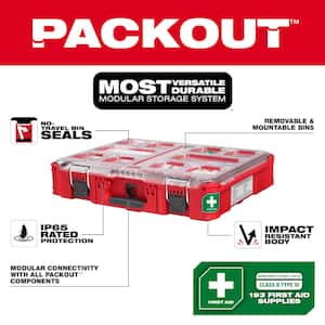 Class B Type 3-Packout First Aid Kit (193-Piece) with PACKOUT Red 20 oz. Tumbler