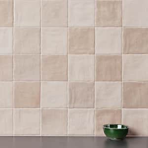 Kingston Sand 3.93 in. x 3.93 in. Glazed Ceramic Wall Tile (5.38 sq. ft./Case)