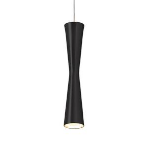 Robson 12 in. 1 Light 14-Watt Black Integrated LED Pendant Light