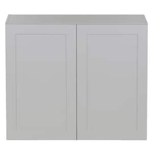 Cambridge Gray Shaker Assembled Wall Kitchen Cabinet (36 in. W x 12.5 in. D x 30 in H)