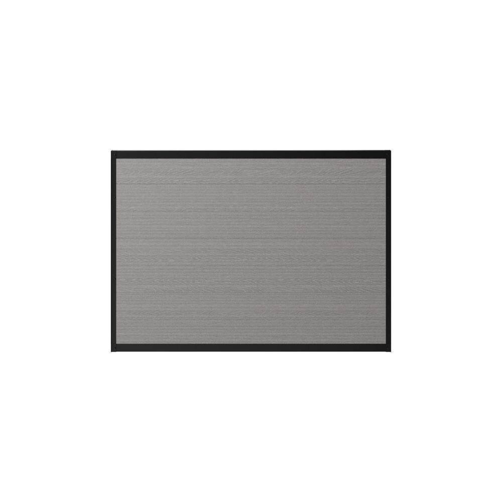 4 ft. H x 6 ft. W No Dig Edgewood Slate Grey Composite Privacy Fence Panel price history on PriceWatchPro