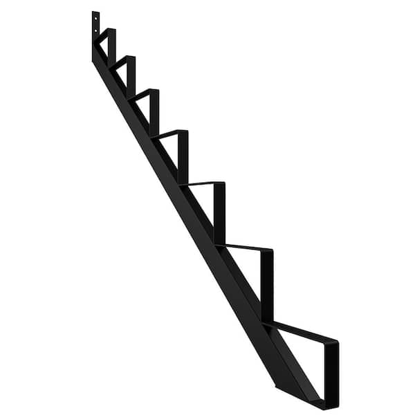 Peak Products 7-Step Powder-Coated Finished Steel Stair Riser (Includes 1 Stringer)