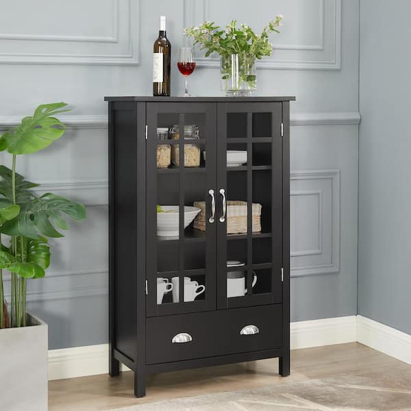 Manhattan Comfort Granville Midnight Blue 2-Drawer 18.11 in