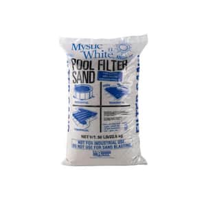 50 lbs. Bag Mystic White II Swimming Pool Filter Sand