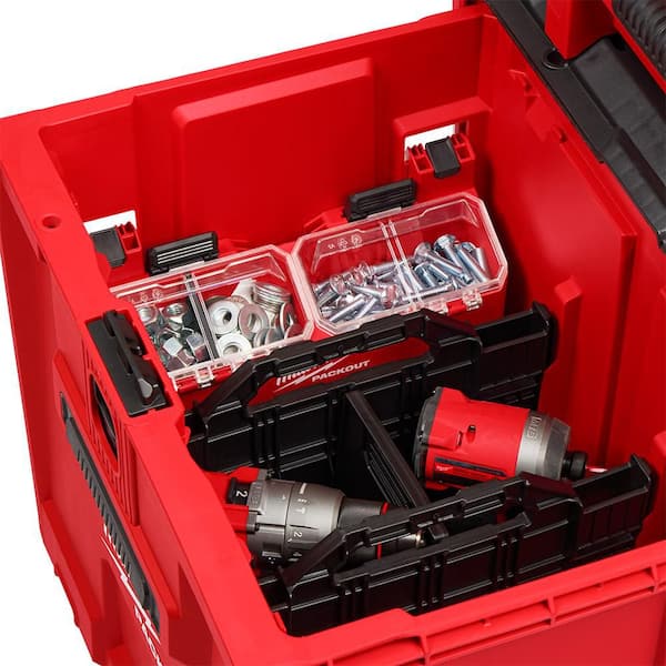 Milwaukee PACKOUT Tool Box 2-Bin Attachment 48-22-8610 - The Home