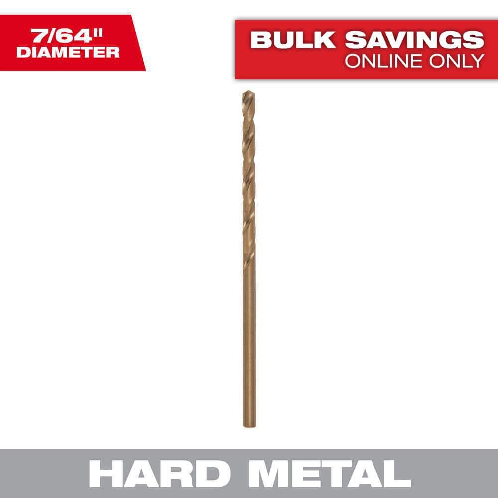 Milwaukee 7/64 in. Cobalt Red Helix Twist Drill Bit 48-89-2304