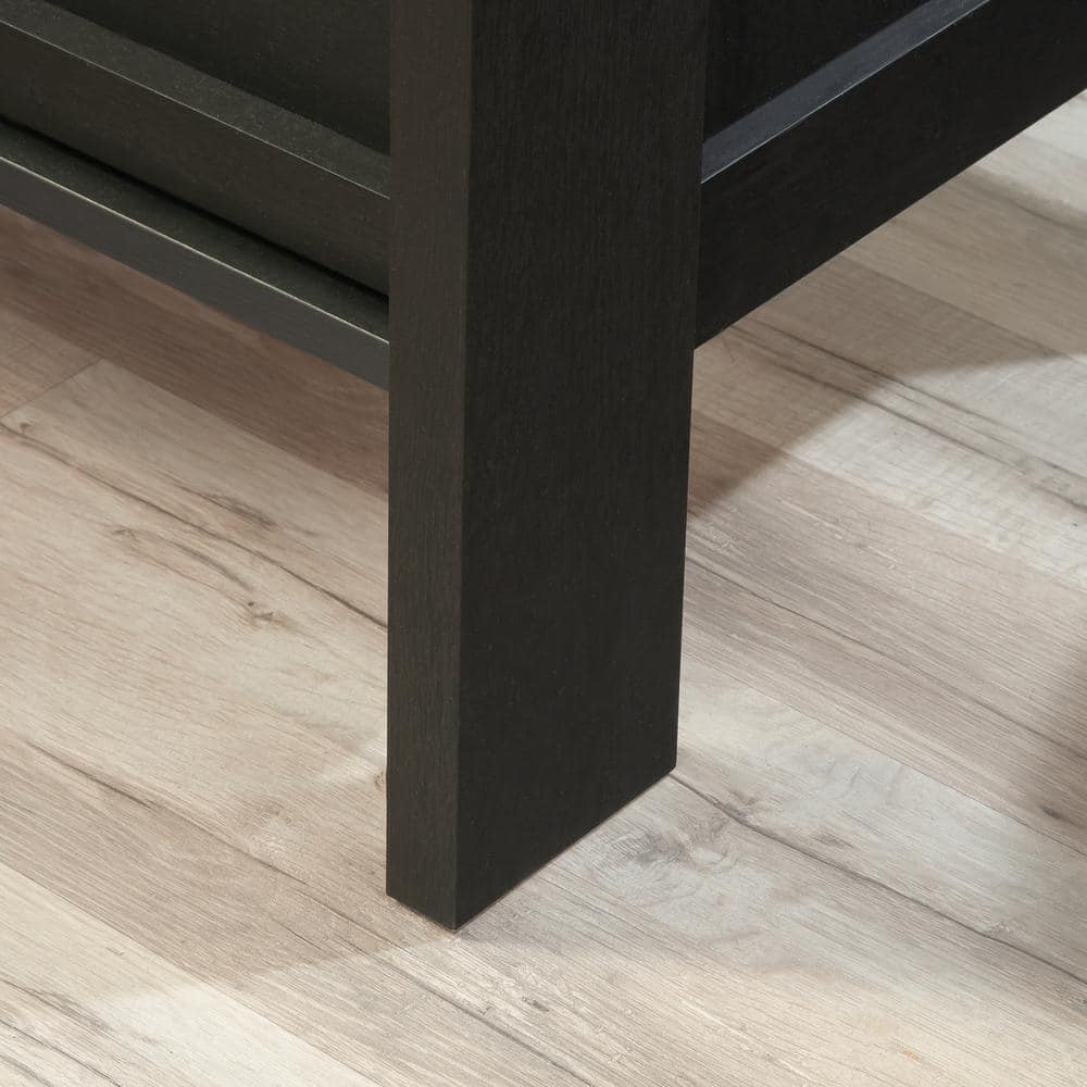 Chalked Chestnut 1-Drawer Nightstand with Open Shelf
