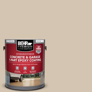 1 gal. #N300-3 Casual Khaki Self-Priming 1-Part Epoxy Satin Interior/Exterior Concrete and Garage Floor Paint