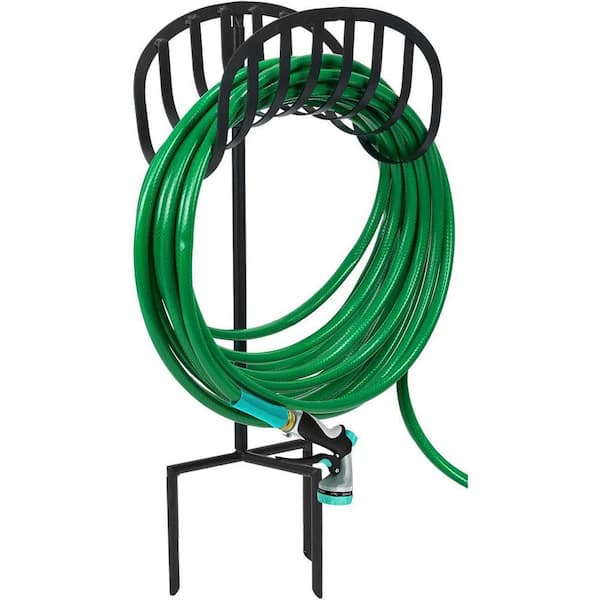 Hose Pipe Reel Holder Rack, Water Pipes Storage Easy To Move Hose