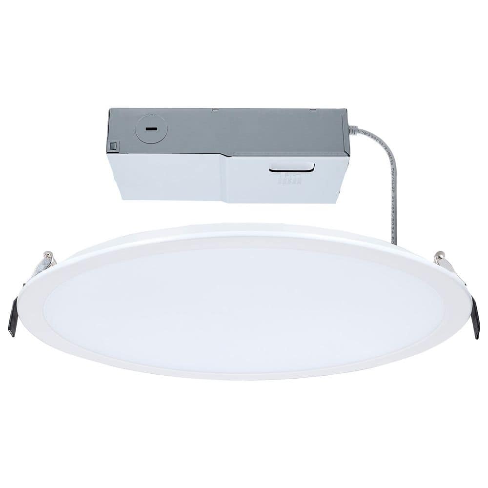 12 in. Adjustable CCT Canless New Construction IC Rated Dimmable Indoor Integrated LED Direct Wire Recessed Light price history on PriceWatchPro