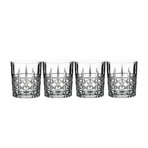 Brady 11 fl. oz. Crystal Double Old Fashioned Glass Set (Set of 4)