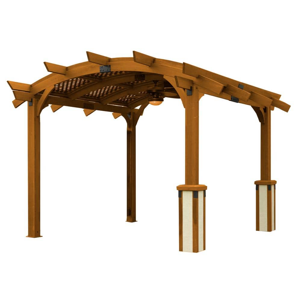 Sonoma Douglas Fir Lattice Roof For Pergolas Sonoma12 R Latt The Home Depot