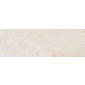 Beige and White 4 in. x 12 in. Honed Marble Subway Wall and Floor Tile (5 sq. ft./Case)