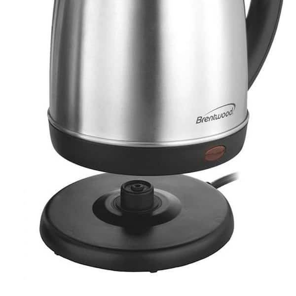 Brentwood Cordless Electric Kettle BPA Free, 1 Liter, White