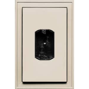 8.125 in. x 12 in. #048 Almond Jumbo Electrical Mounting Block Centered