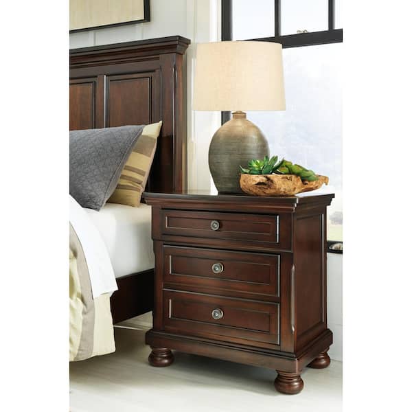 Porter Brown 2-Drawers 28.75 in. W Nightstand