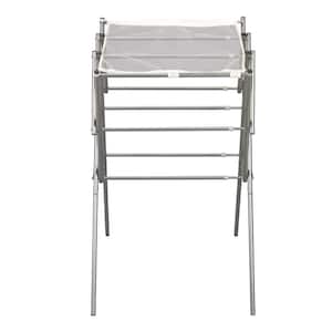 HOUSEHOLD ESSENTIALS 61 in x 39 in Gullwing Folding Clothes Drying Rack  5022 - The Home Depot