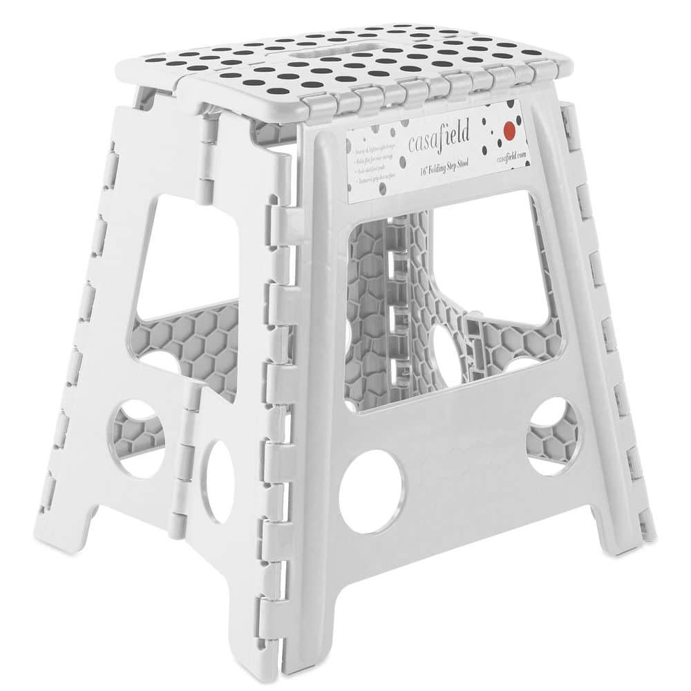 1-Step 16 in.White Plastic Step Stool, (2.33 ft. Reach Height) 300 lb. Load Capacity price history on PriceWatchPro