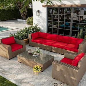 【SEPABATH 】MINNANO CUSHION LARGE Poteban Outdoor 25.7 in. x 4 in. Sectional Cushions Set Seat/Back