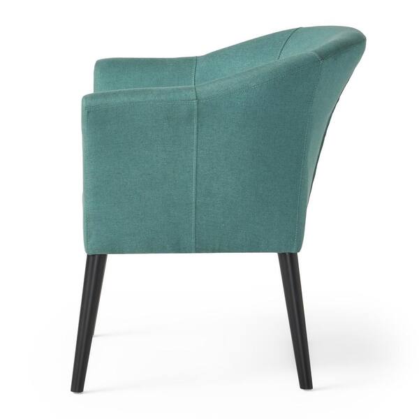 teal armchair