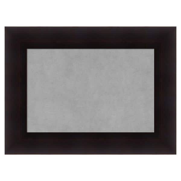 Amanti Art Portico Espresso 24 in. x 18 in. Framed Magnetic Board