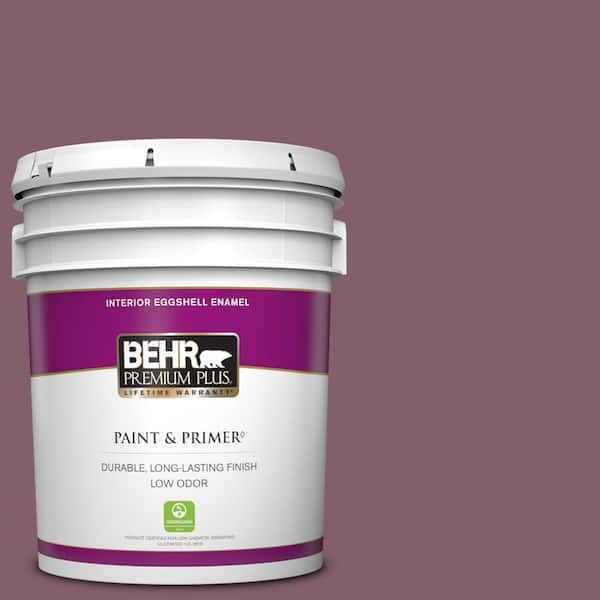 BEHR PREMIUM PLUS 5 gal. #ICC-84 Simply Elegant Eggshell Enamel Low Odor Interior Paint & Primer