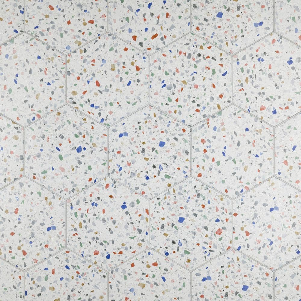 Venice Hex Colors Light 9 in. x 10 in. Porcelain Floor and Wall Tile (6.89 sq. ft./Case) price history on PriceWatchPro