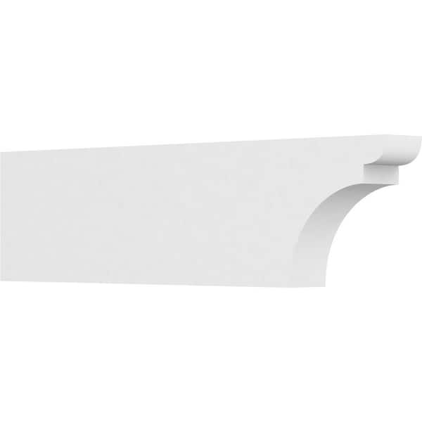 Ekena Millwork 3 in. x 8 in. x 30 in. Yorktown PVC Rafter Tail Brace