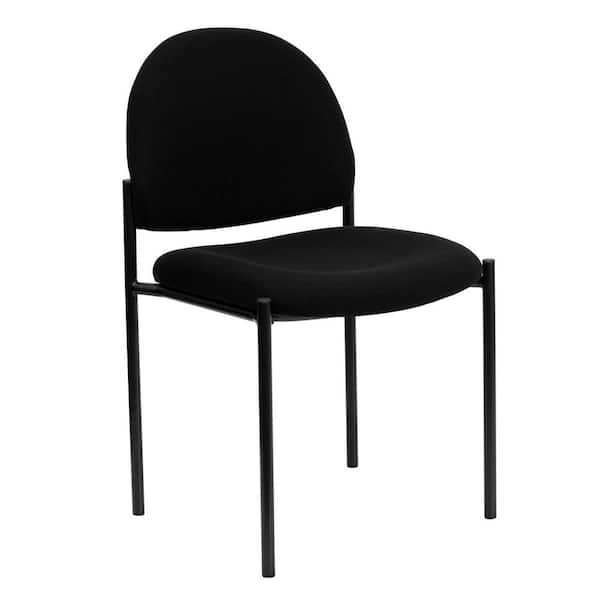 Carnegy Avenue Fabric Stackable Chair in Black