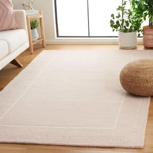 Bella Light Pink/Ivory 3 ft. x 4 ft. Border Area Rug