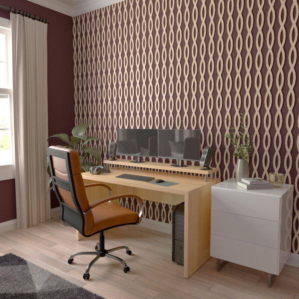Rakaia 47" Red Oak Decorative Slat Wall Panel Kit