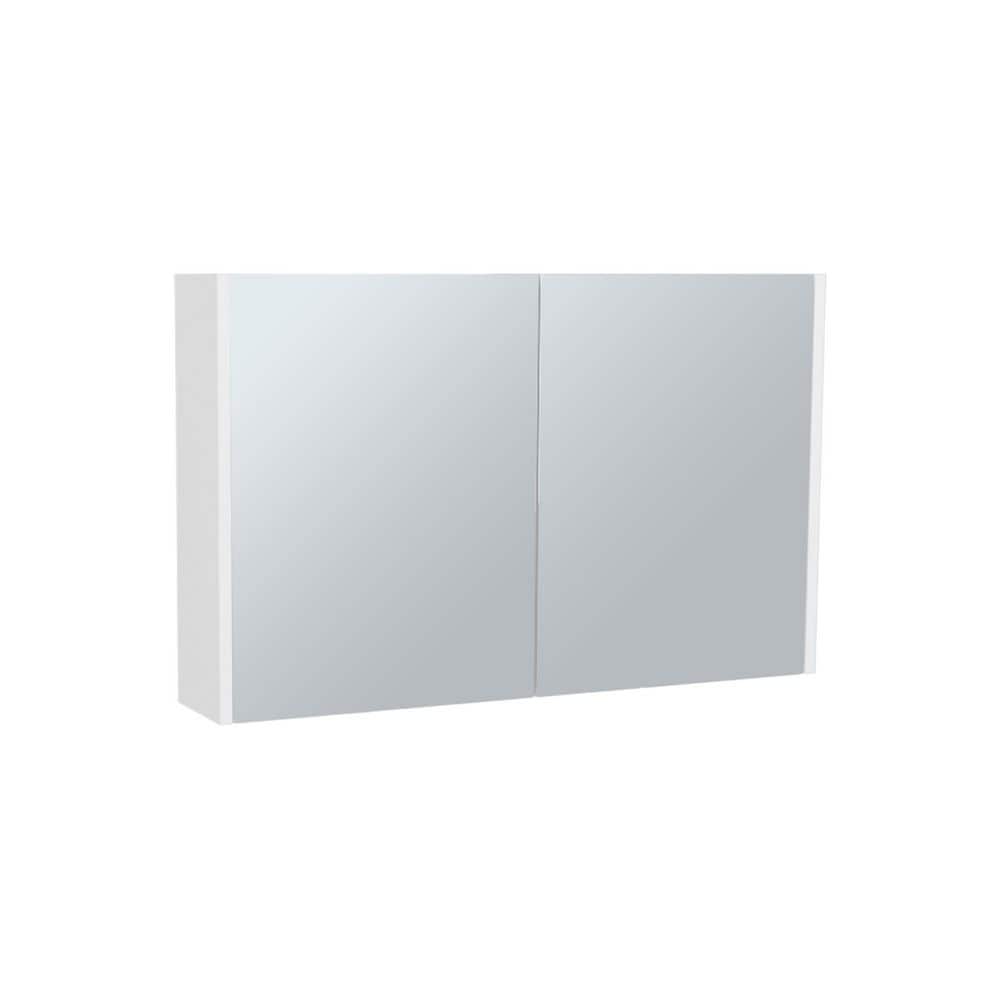 31.5 in. W x 19.7 in. H Rectangular MDF Medicine Cabinet with Mirror in White with 2 Doors, 3 Shelves price history on PriceWatchPro