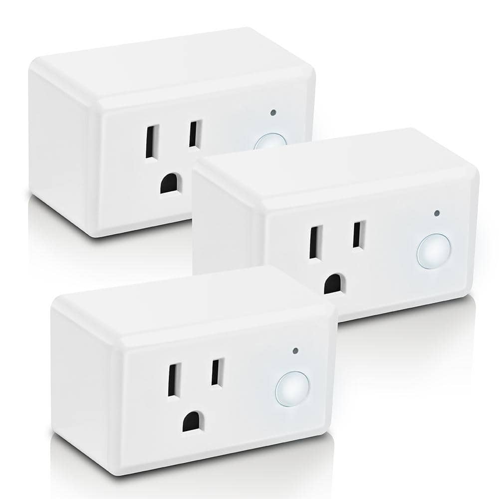 Feit Electric Smart Outdoor Plug, WiFi Waterproof Plug, 2 Grounded Sockets,  Works with Alexa and Google Assistant, App Controlled, 15 Amp
