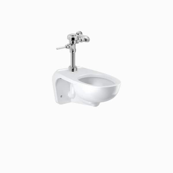 WETS-2453.1015 ST-2459 Series 1.6 GPF Elongated Water Closet and REGAL 111 Single-Flush Flushometer in White