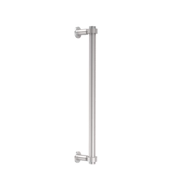 Contemporary 18 in. Back to Back Shower Door Pull in Polished Chrome