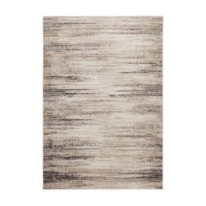 Clinton Cream 3 ft. 11 in. x 6 ft. Modern Contemporary Abstract Striped Area Rug