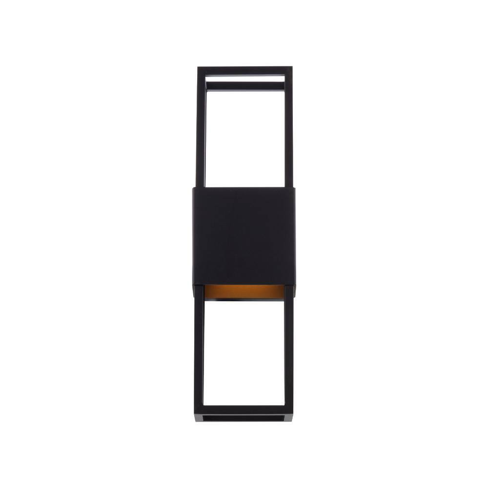 Nightvision 16" Black and Gold Dimmable LED Sconce