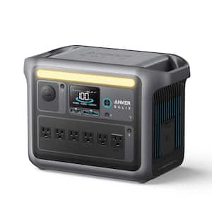 1800W Output/2400W Peak SOLIX C1000X Push Button Start LFP Battery Powered Generator for Home Backup,Outdoor Camping,RV