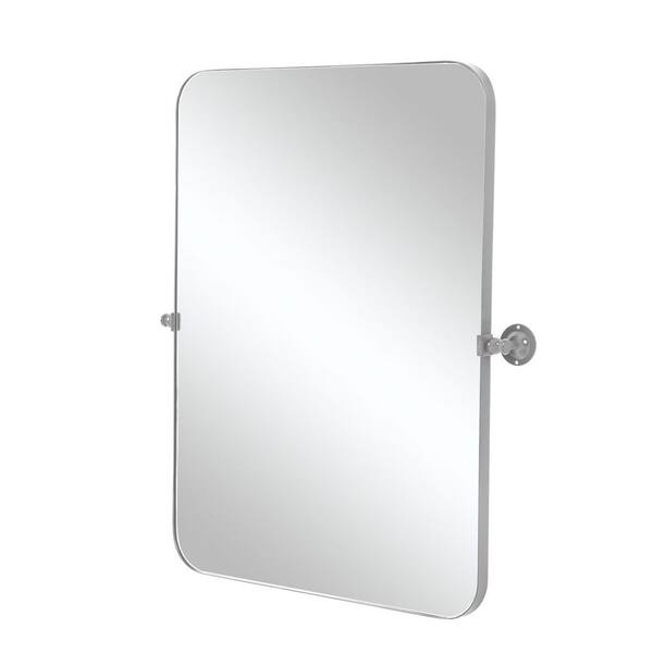 NEUTYPE 24 in. W x 36 in. H Modern Rectangle Metal Framed Pivoted Wall