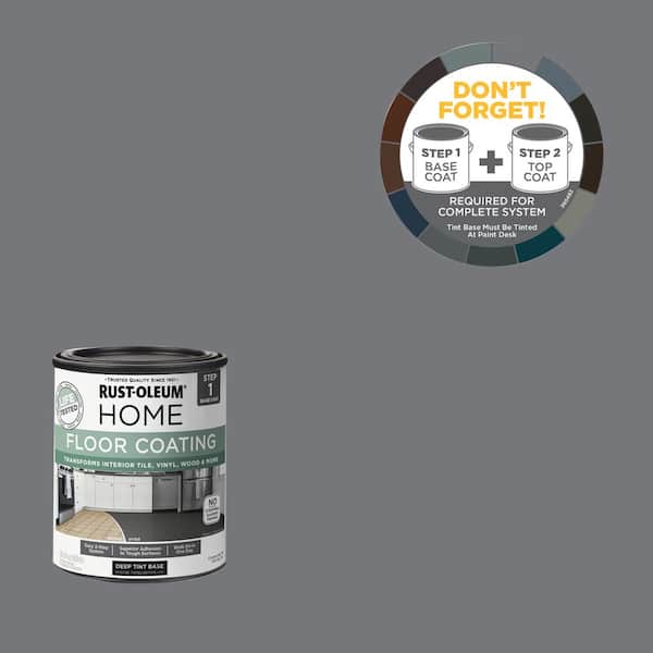 1 qt. Dark Gray Interior Floor Base Coating