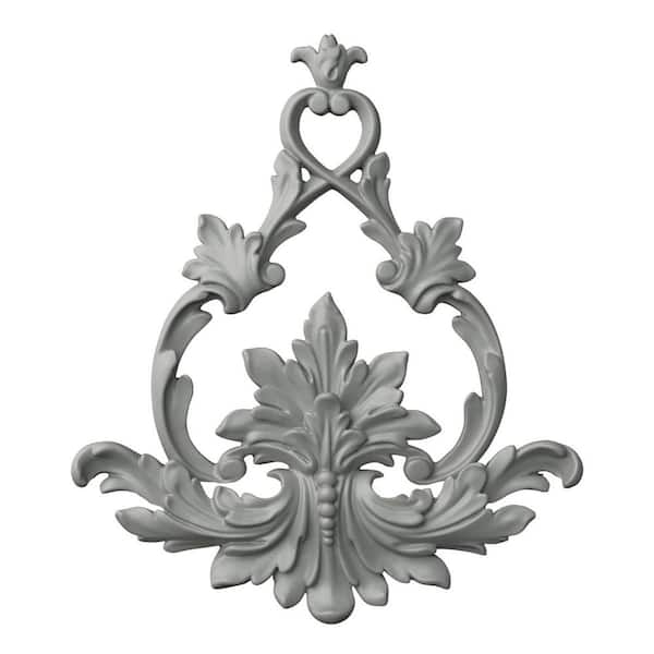 Ekena Millwork 9.75 in. D x 8.125 in. W x 9.75 in. L Primed Polyurethane Panel Moulding