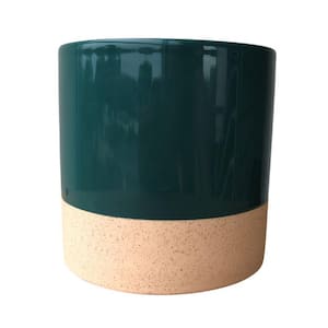 Stoneware 4 in. Everglade Ceramic Nidos Cylinder Planter