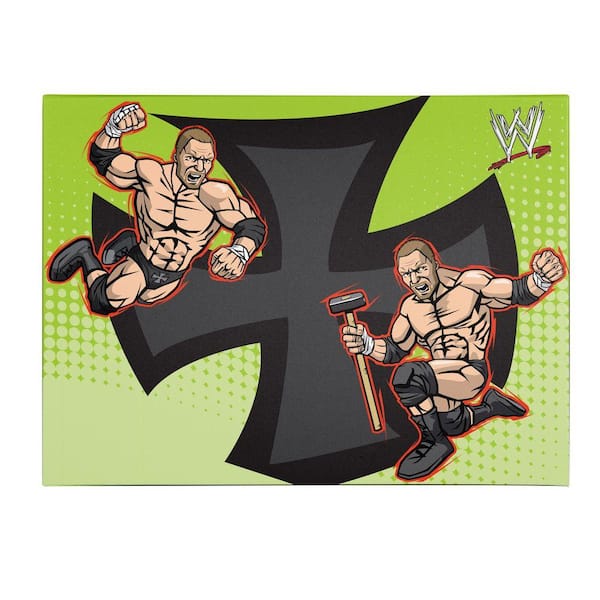 Trademark Fine Art 18 in. x 24 in. Officially Licensed Triple H WWE Kids Canvas Art