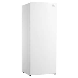 21.65 in. 7 cu.ft. Convertible Freezer, Manual Defrost Upright Freezer With Reversible Door Garage Ready in White