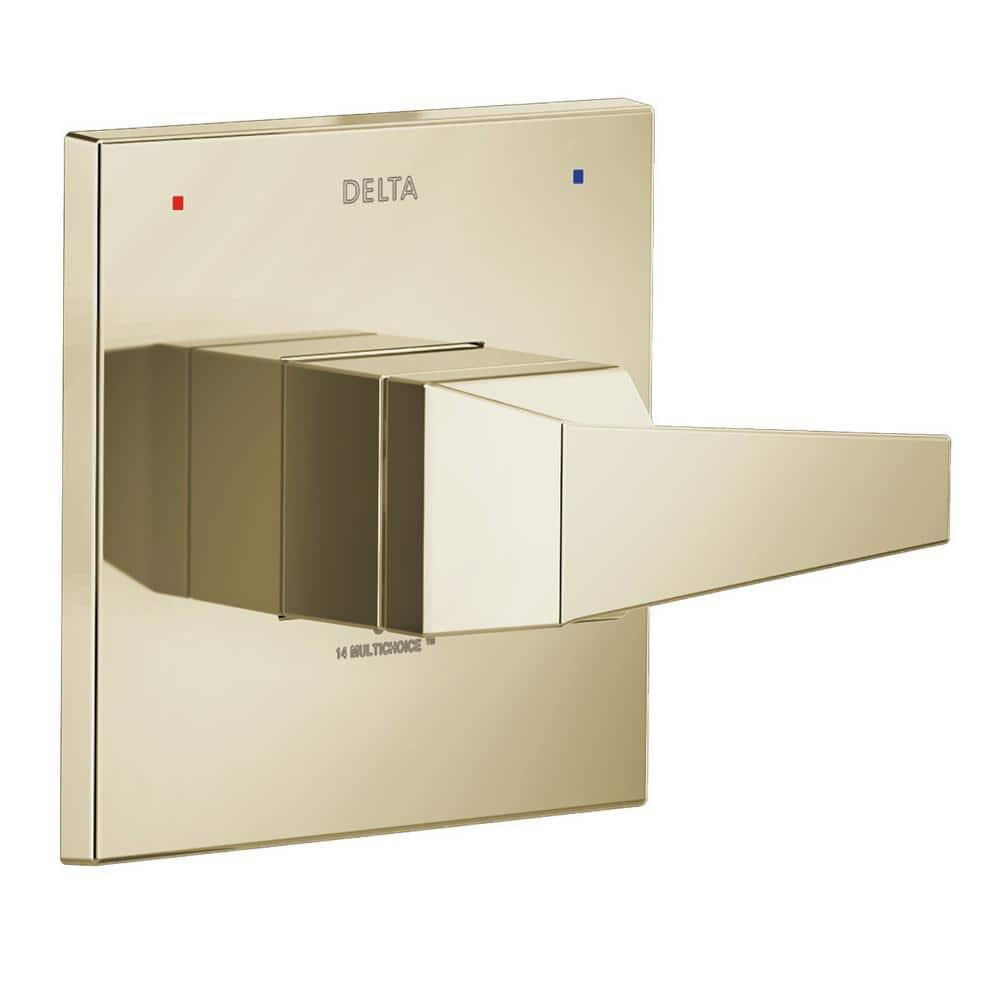 Delta Trillian 1-Handle Wall-Mount Valve Trim Kit in Lumicoat Polished Nickel (Valve Not Included)