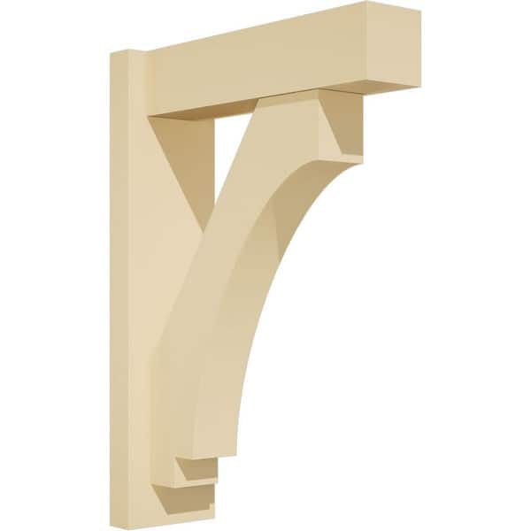 Ekena Millwork Imperial 5 in. W x 22 in. H x 16 in. D Signature Urethane Polyurethane Outlooker with Block Ends