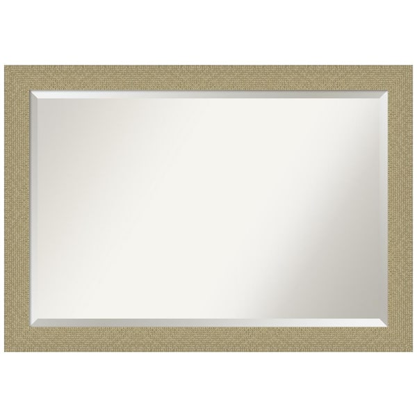 Amanti Art Mosaic Gold 40.25 in. H x 28.25 in. W Framed Wall Mirror