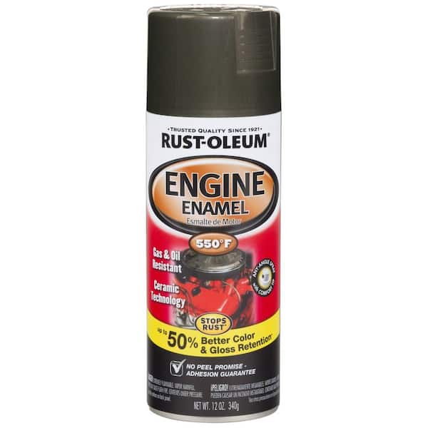 Rust-Oleum Automotive 12 oz. 550 Degree Semi-Gloss Cast Coat Iron Ceramic Engine Enamel Spray Paint (6-Pack)